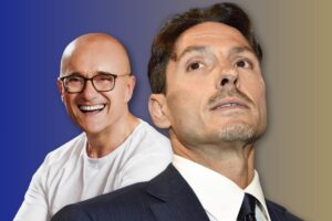 Alfonso Signorini e Pier Silvio Berlusconi