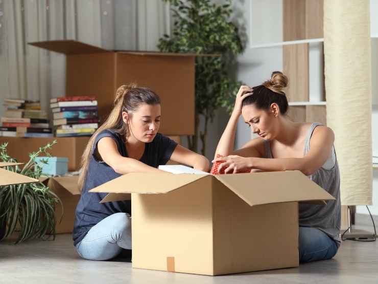 Persone disperate a causa dello sfratto