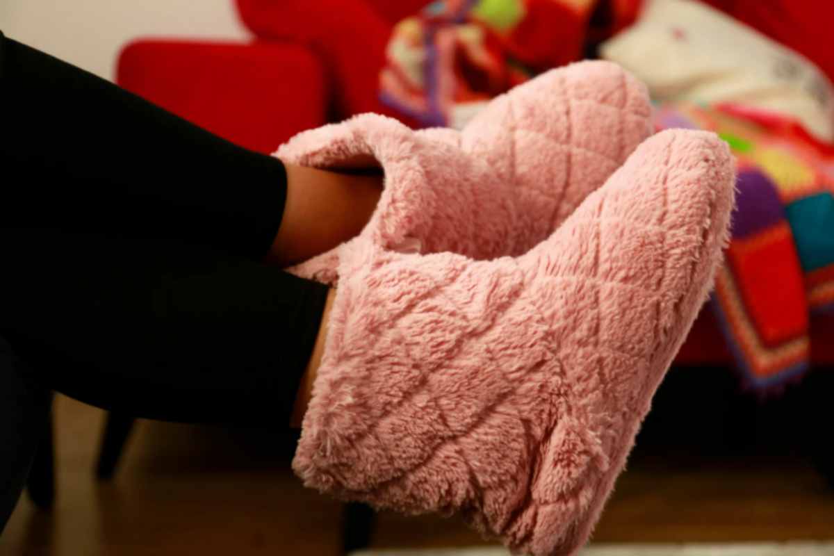 pantofole in inverno