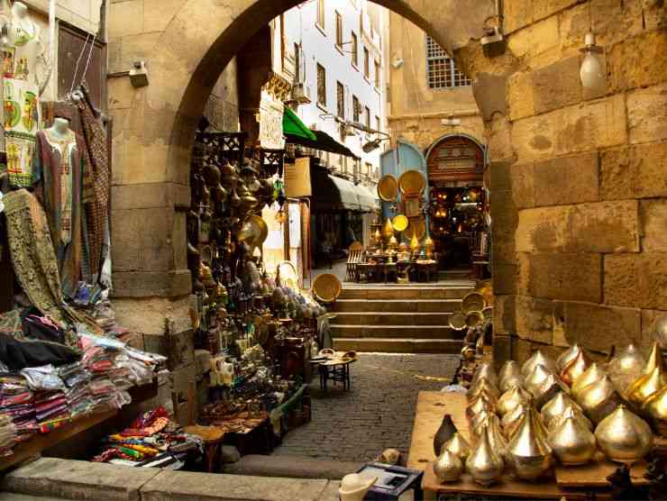 mercato in Egitto di Khan el Khalili
