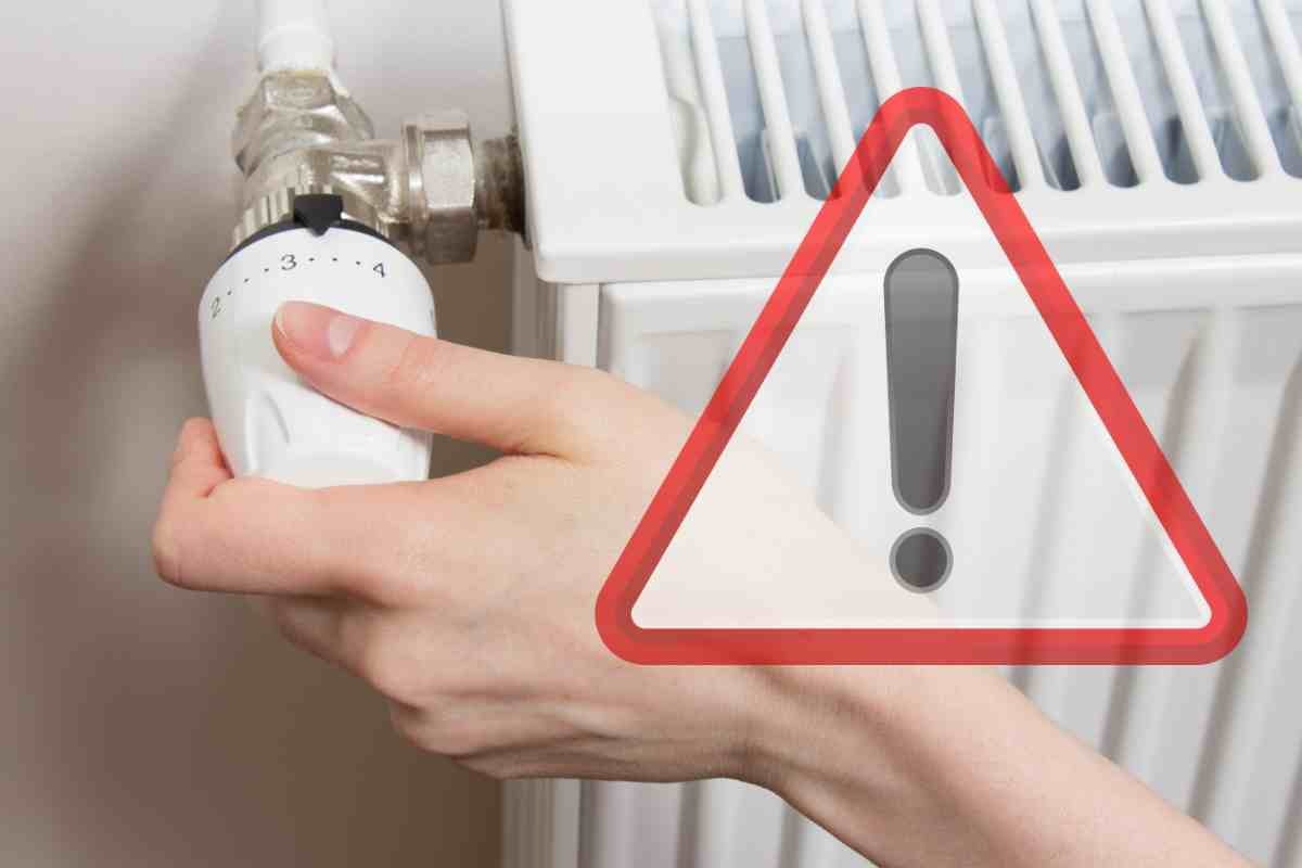 Accendere i termosifoni