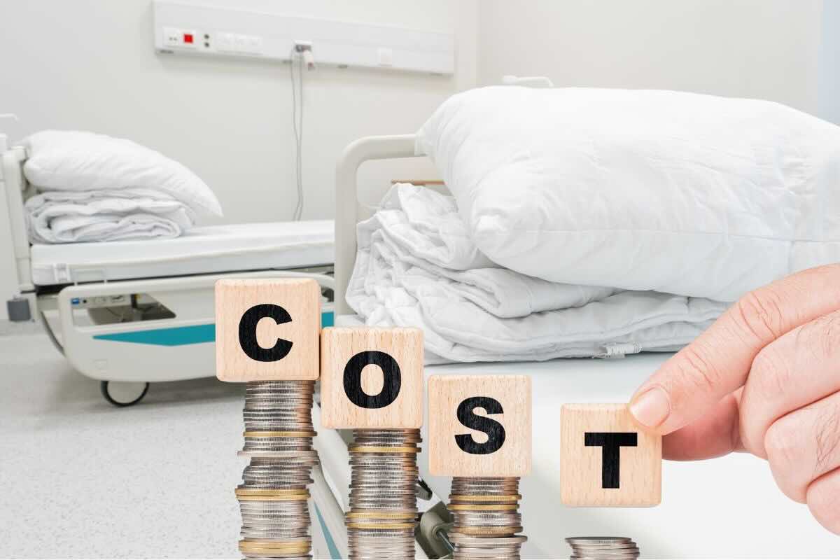 Cost, monete, letti ospedale
